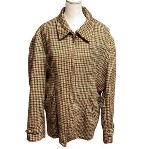 Plus Size Character Suburbanwear Houndstooth Wool Preppy Acadamia Jacket Size 16
